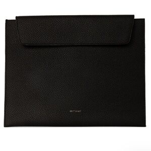 MATT & NAT 12.9 INCH BLACK VEGAN IPAD CASE PAPER FOLDER